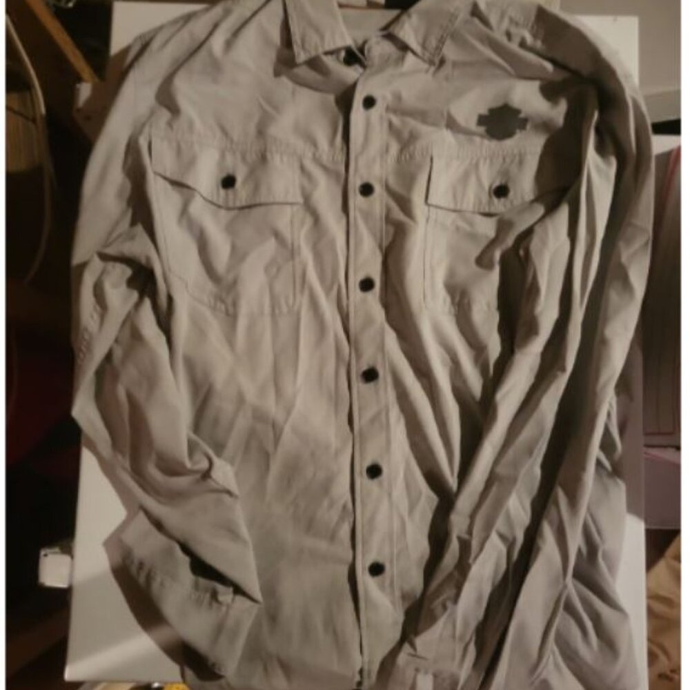 Harley-Davidson® Men's Performance Micro-Perf Long Sleeve Shirt 96638-19VM